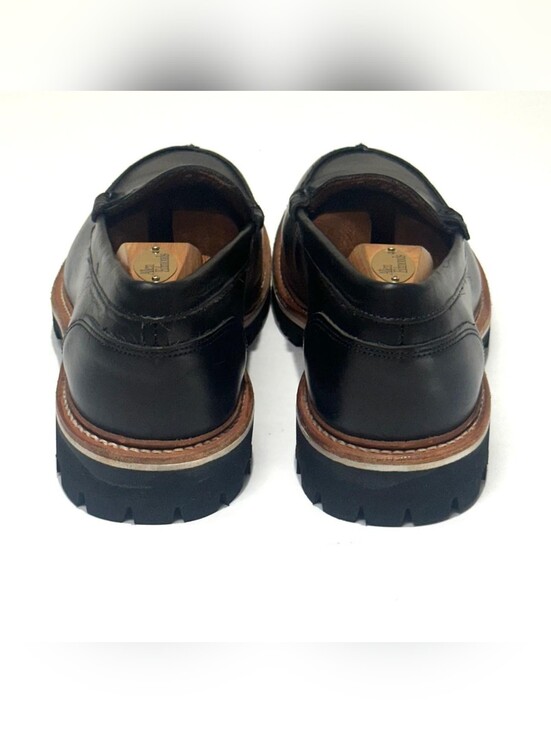 Allen Edmonds Freeport Weatherproof Lug Penny Loafer Black 10 D Storm Welt USA main image 8